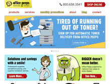 Tablet Screenshot of officepeeps.com